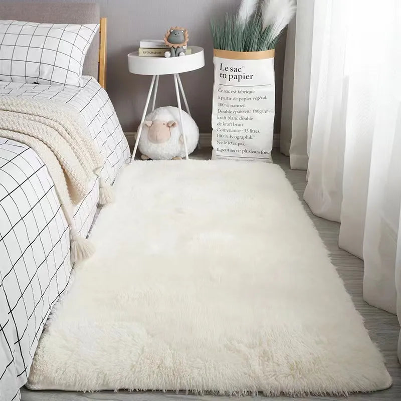 Plush Tie-Dyed Shag Rug - Non-Slip & Soft Fuzzy Area Carpet