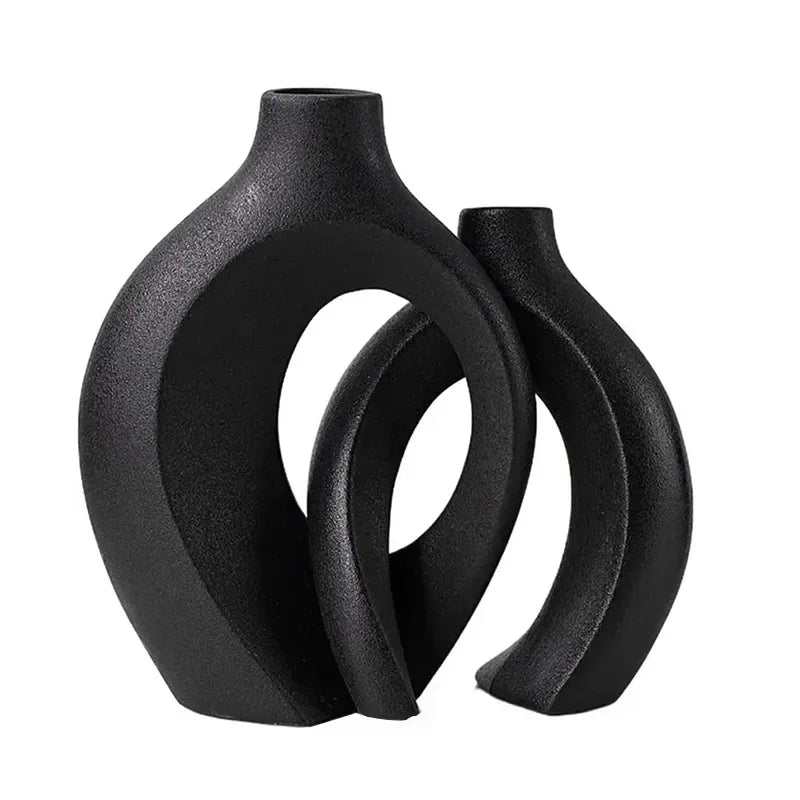 Modern Snuggle Ceramic Vase