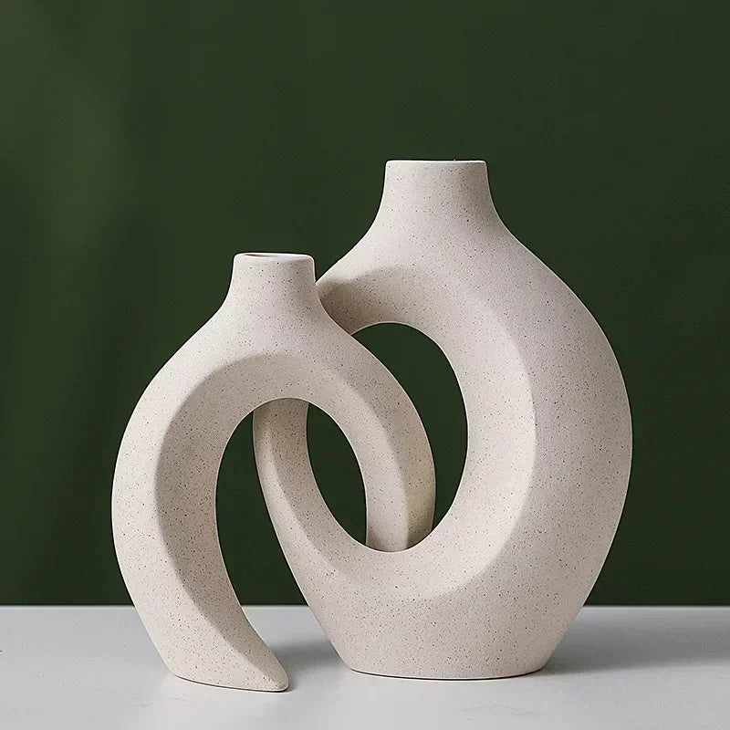 Modern Snuggle Ceramic Vase