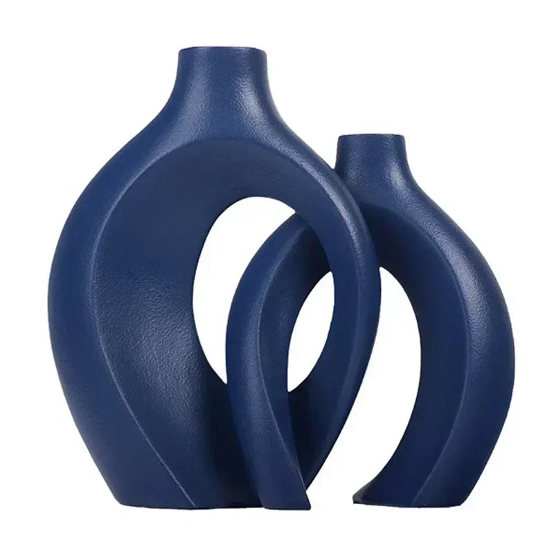 Modern Snuggle Ceramic Vase